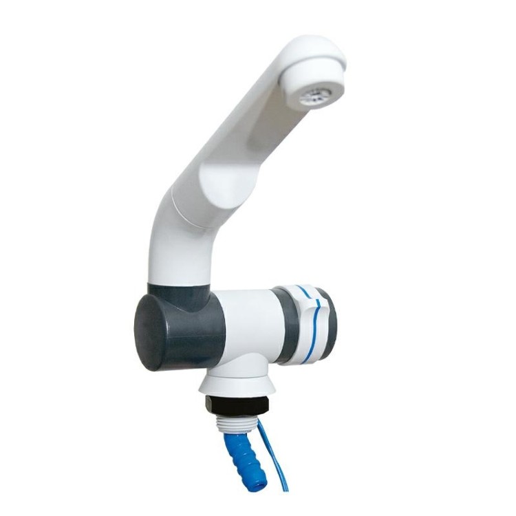 1 - Robinet d'eau automatique Compact Barwig, interrupteur gris-anthracite